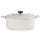 Cast Iron Classic Oval CasseroleCrème image number 3